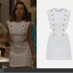 My Beachy Side “Marin” Mini Dress – White (Size S)